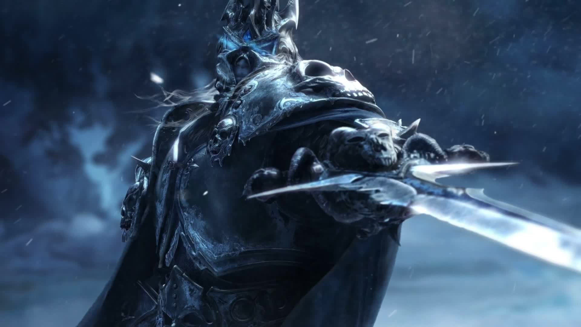 warcraft wow world of warcraft lich king 4k live wallpaper