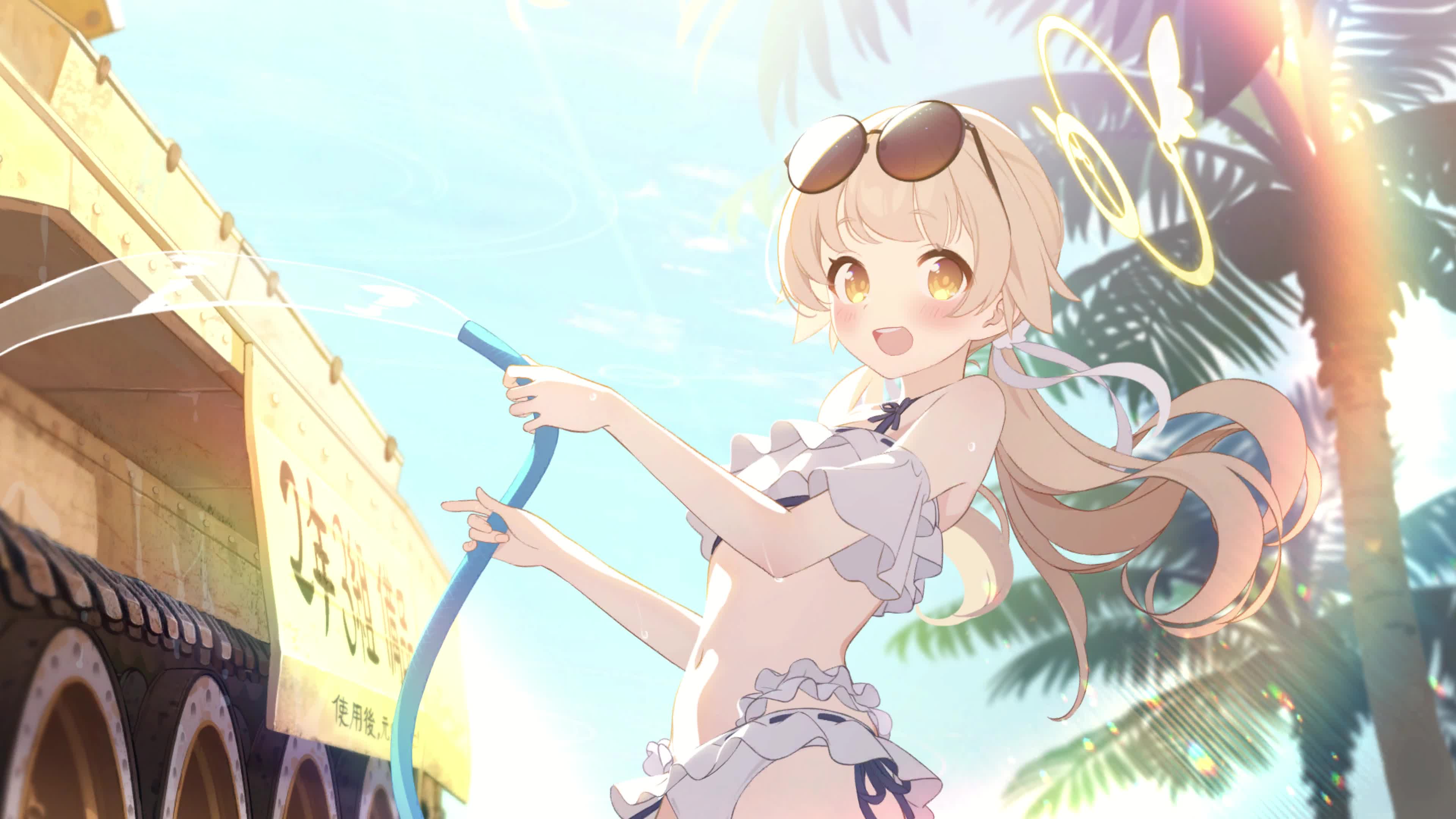 Windows Ajitani Hifumi Swimsuit Blue Archive Live Wallpaper