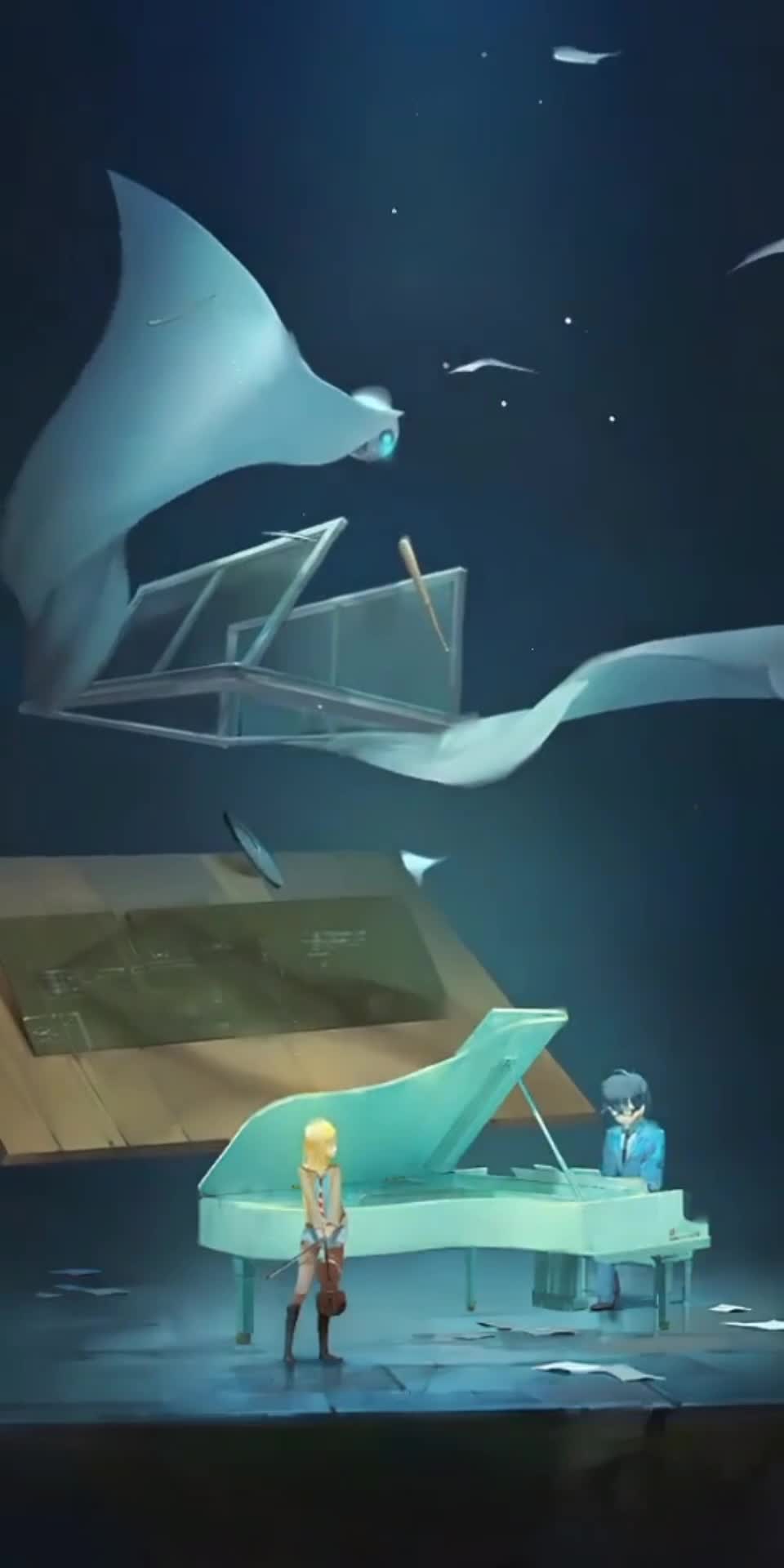 Android  iOS iPhone  Anime your lie in april live wallpaper 