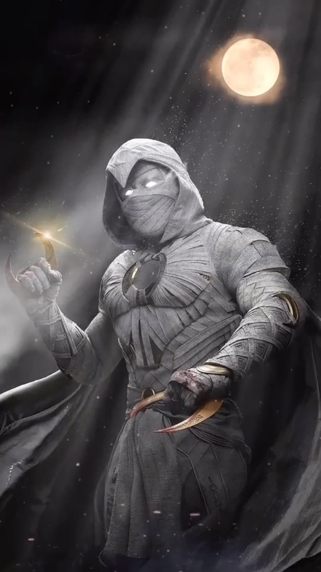 Cool Free Marvels Moon Knight Android iPhone Live Phone Wallpaper