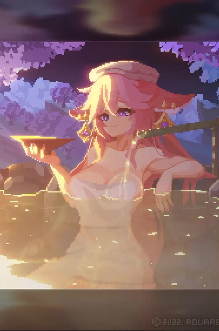 iPhone  Android Yae Miko Pixel Live Anime Wallpapers iPhone