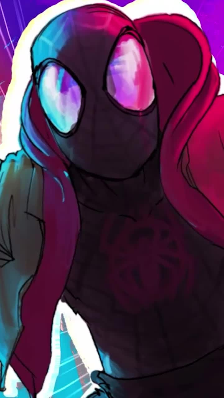 iPhone and Android Miles Morales Live Phone Wallpaper