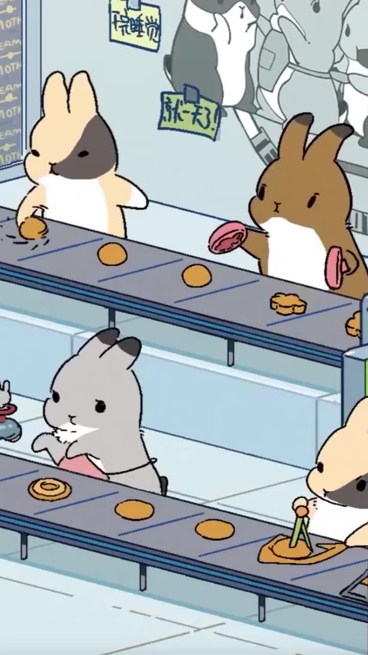 iPhone and Android Rabbit Factory Live Phone Wallpaper