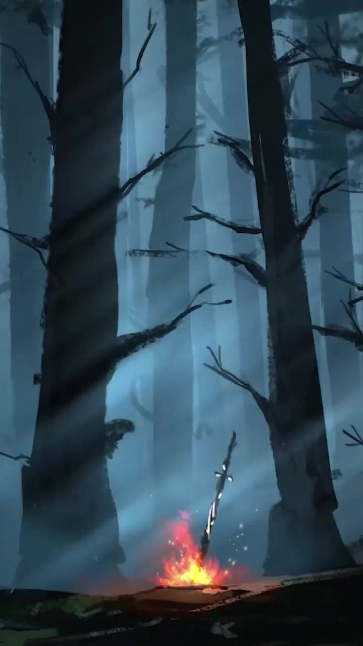 iPhone and Android Firelink Greatsword Dark Souls Live Phone Wallpaper
