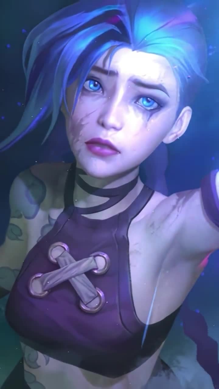 iPhone and Android Jinx Flare Lol Phone Live Wallpaper