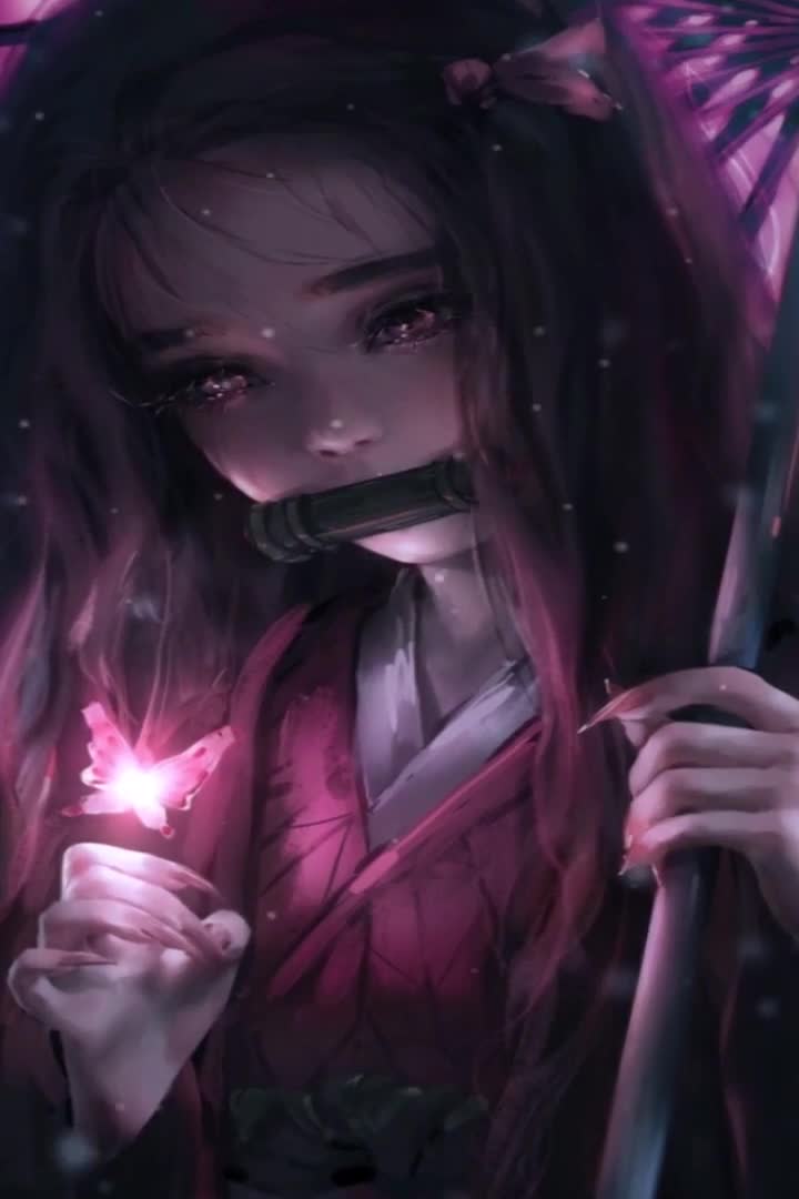 Nezuko Kamado Demon Slayer Wallpaper of Anime