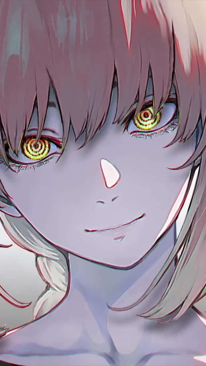 iPhone and Android Makima Chainsaw Man Live Phone Wallpaper
