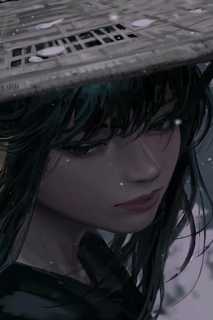 Beautiful Samurai Girl For iPhone Wallpaper