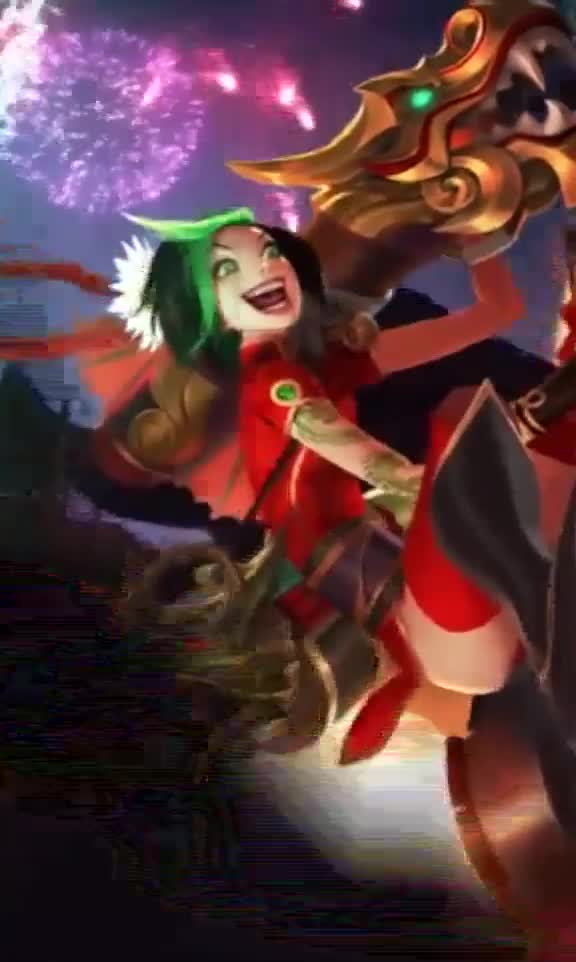 Lol Firecracker Jinx For iPhone Wallpaper