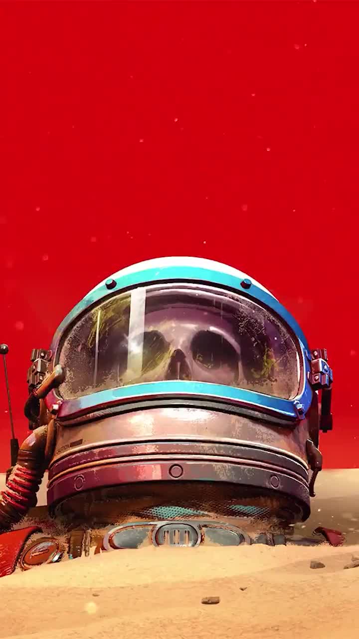 iPhone  Android Invicible Skull In Sand Dunes Phone Live Wallpaper