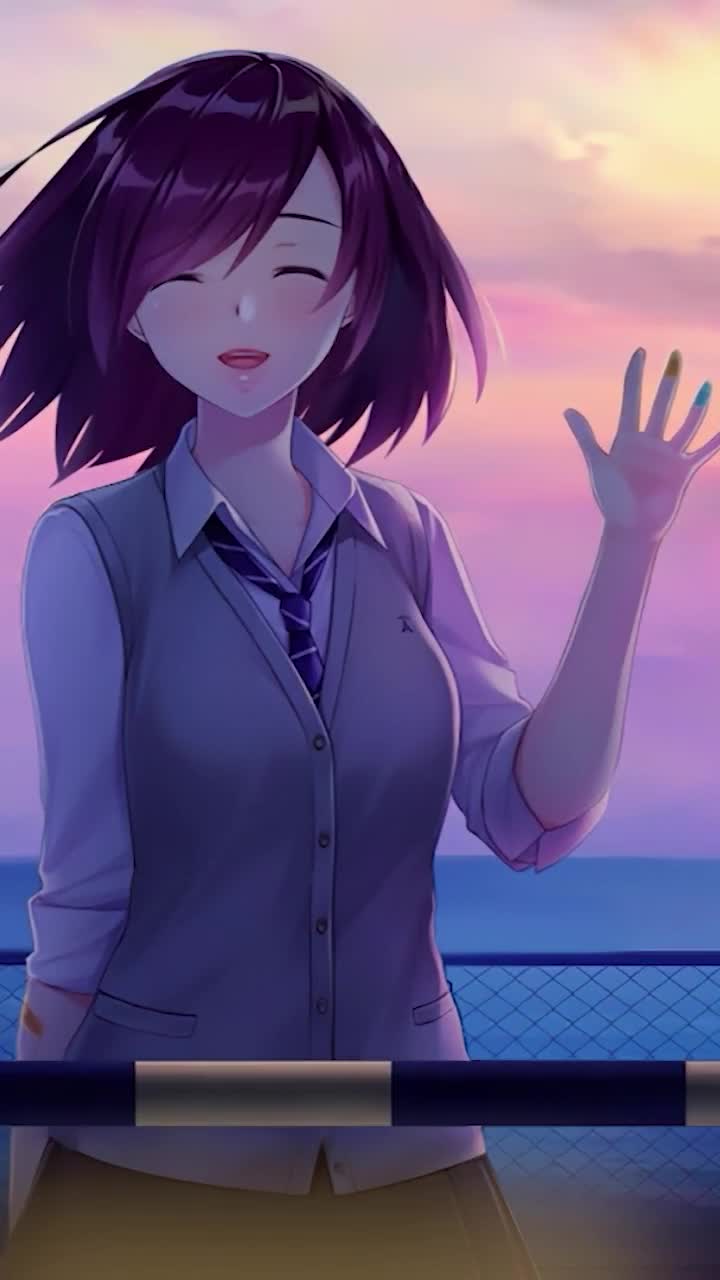 iPhone And Android Araya Touka Tsuki No Kanata De Aimashou Phone Live Wallpaper