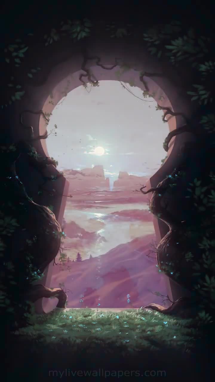 iPhone  Android Mysterious Keyhole Fantasy Phone Live Wallpaper