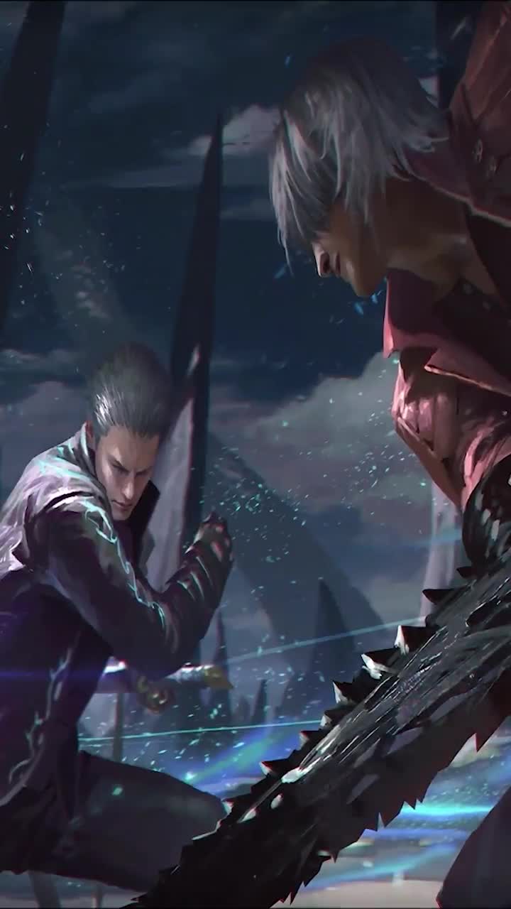 iPhone  Android Vergil And Dante Game Phone Live Wallpaper