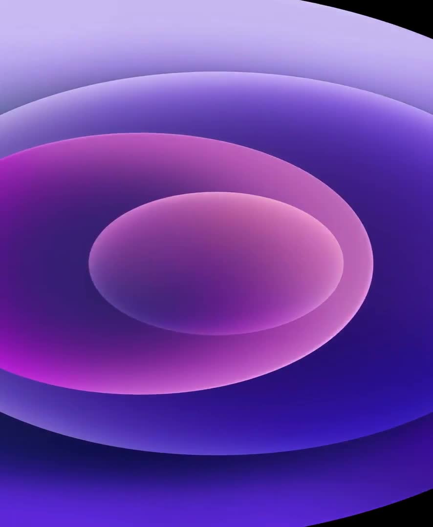 Orbs Purple Light iPhone 12 Live Wallpaper