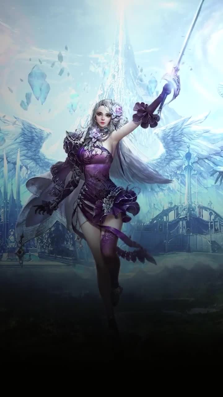 Android  iOS iphone Mobile Aion Hero Girl Free Live Wallpaper