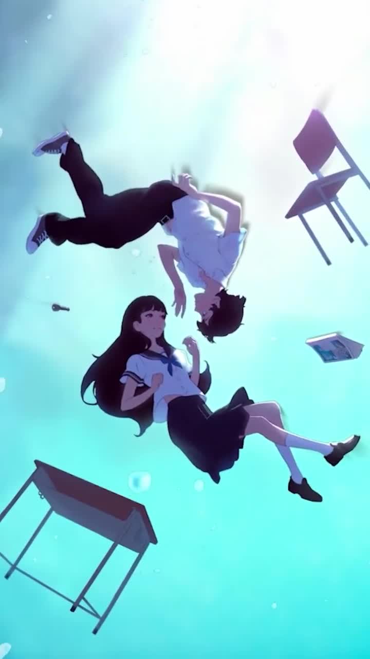 iPhone  Android Couple Falling Levitation Phone Live Wallpaper