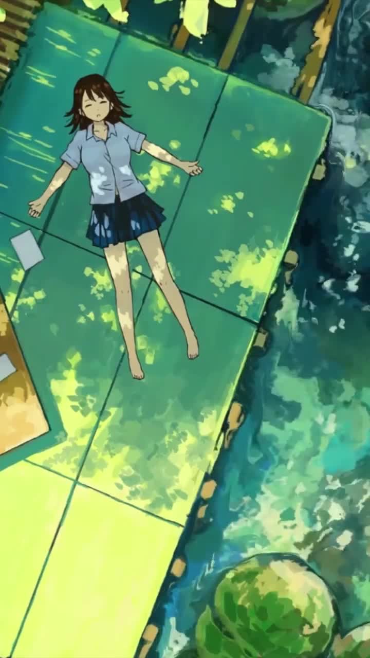 Android  iOS iphone Mobile Cool Patio In Summer Girl Live Wallpaper
