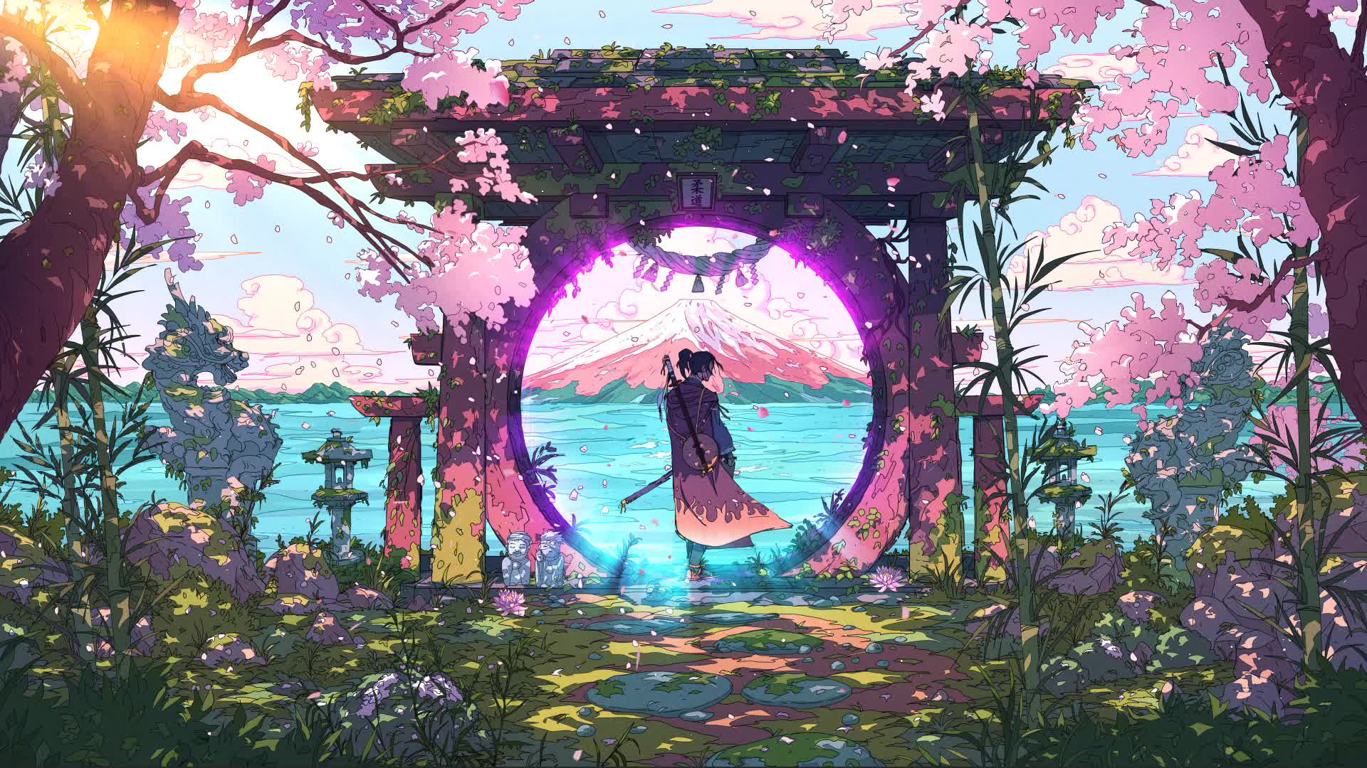 Lofi Samurai Live Wallpaper