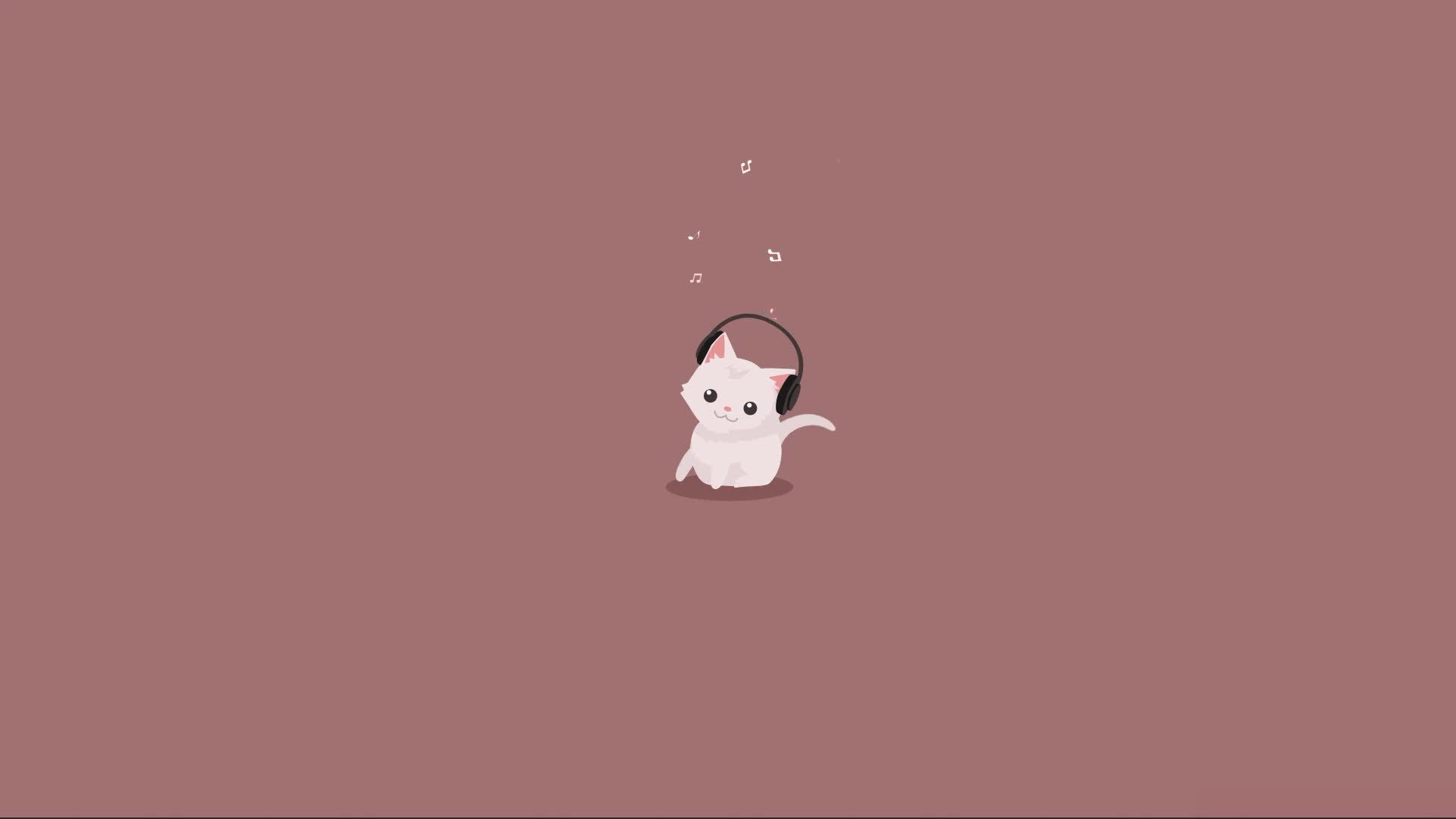 Music Cartoon Cat Live Wallpaper