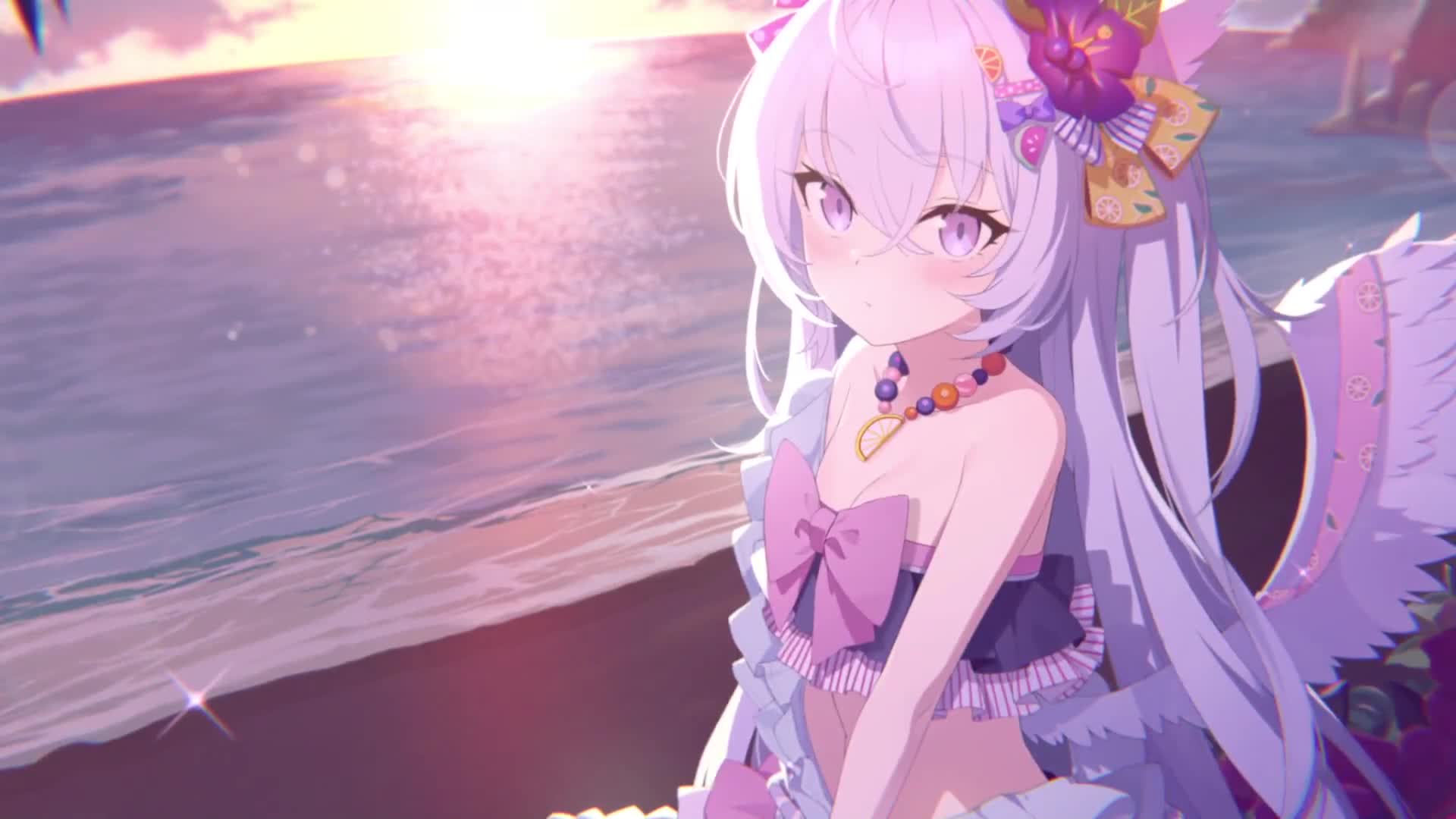 Azusa Shirasu Live Anime Wallpaper