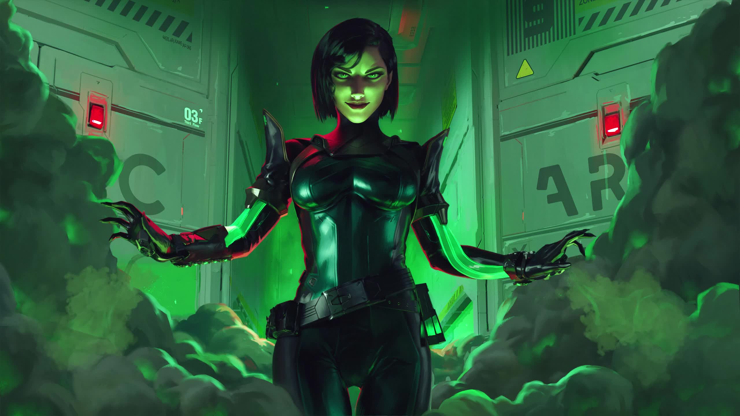 Viper Valorant Green Live Game Wallpaper