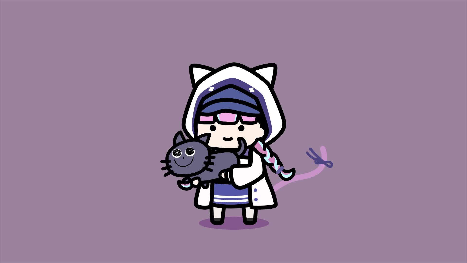 Neko Minato Aqua Live Anime Wallpaper