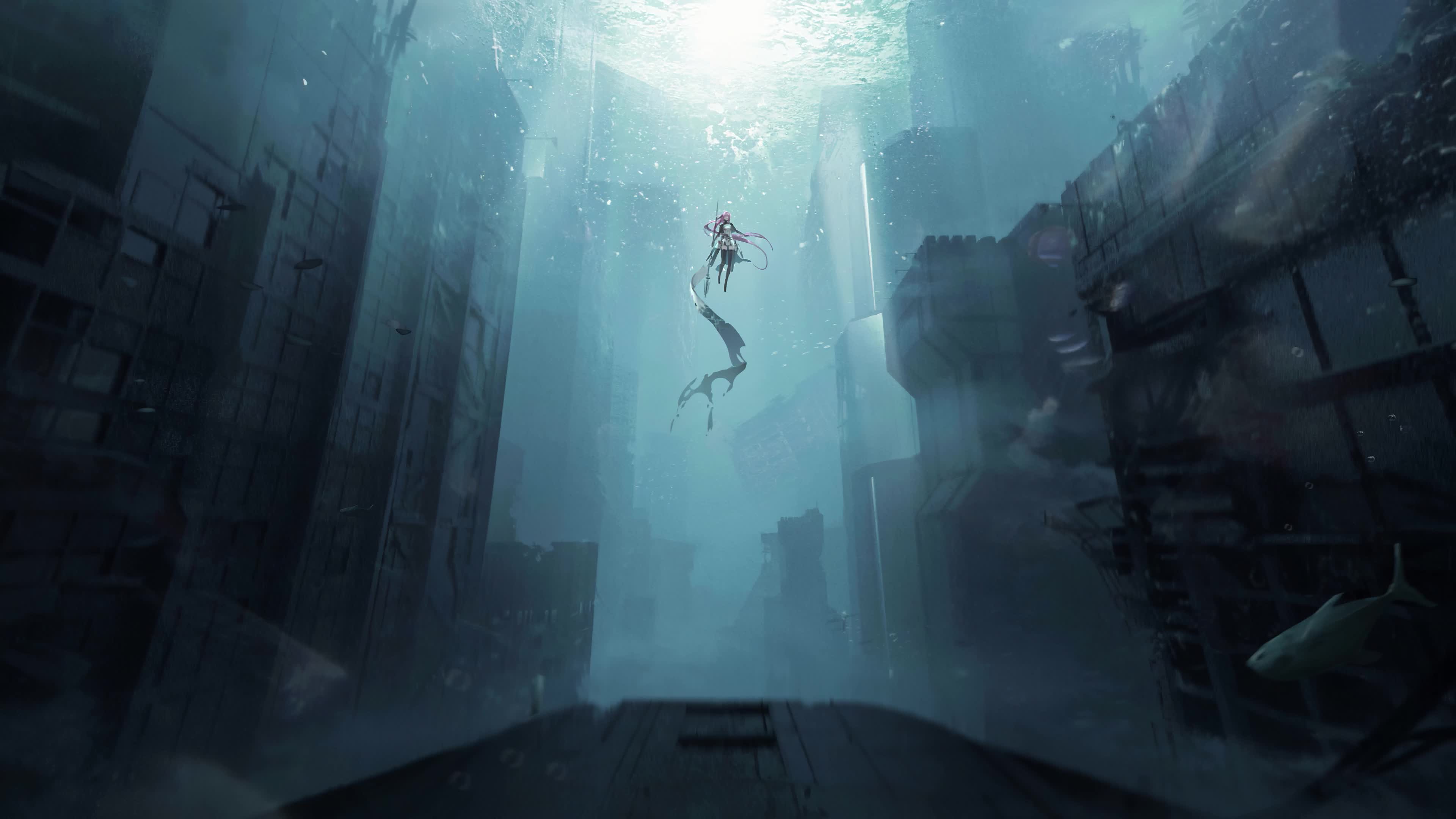 PGR Vera Underwater Live Wallpaper Anime
