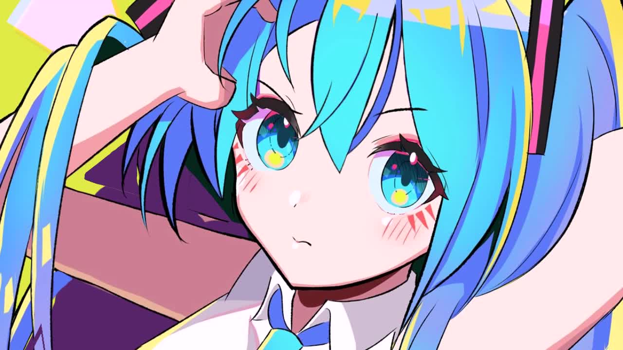 Anime HATSUNE MIKU Live Video Wallpaper