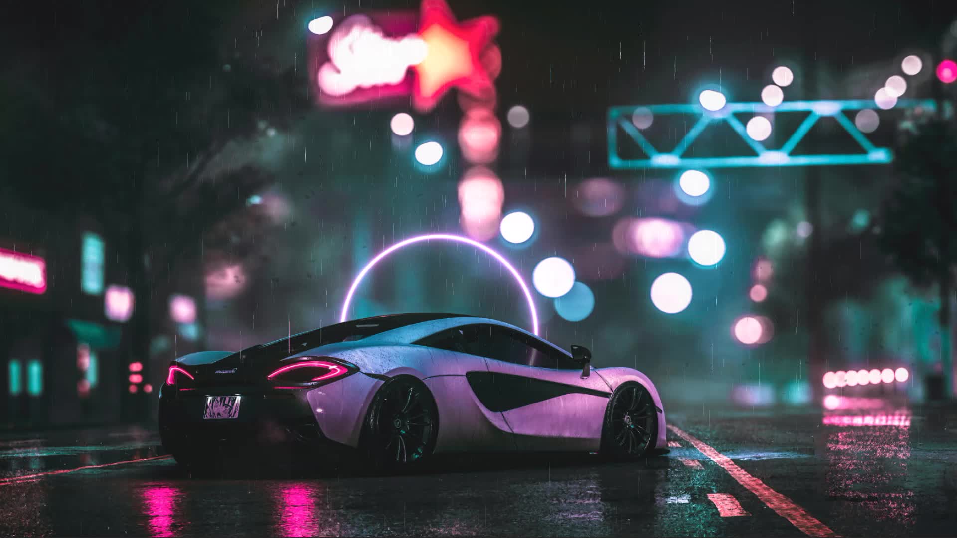 McLaren 720S Live Wallpaper Car