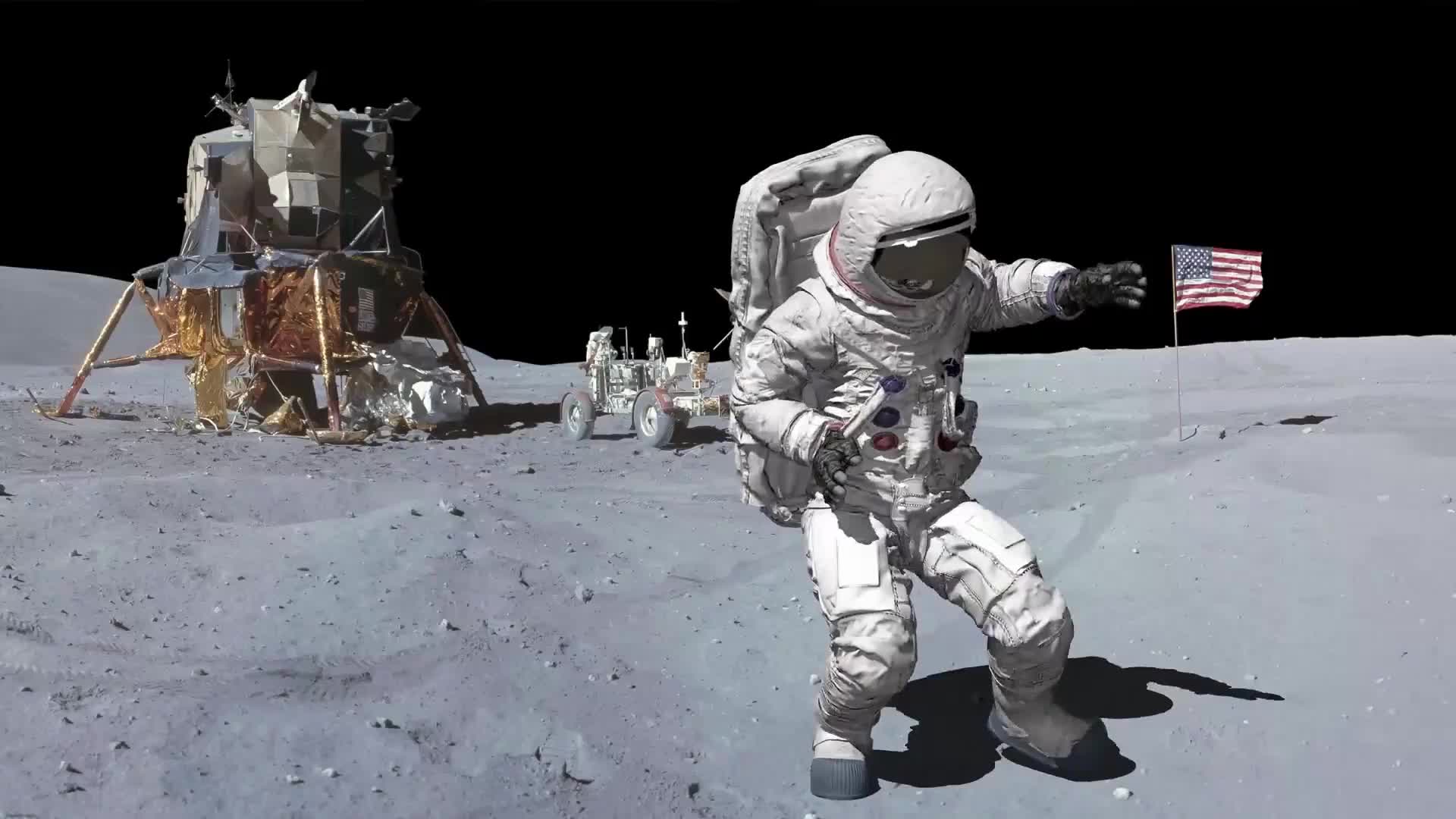 Astronaut 001 Lively Wallpaper