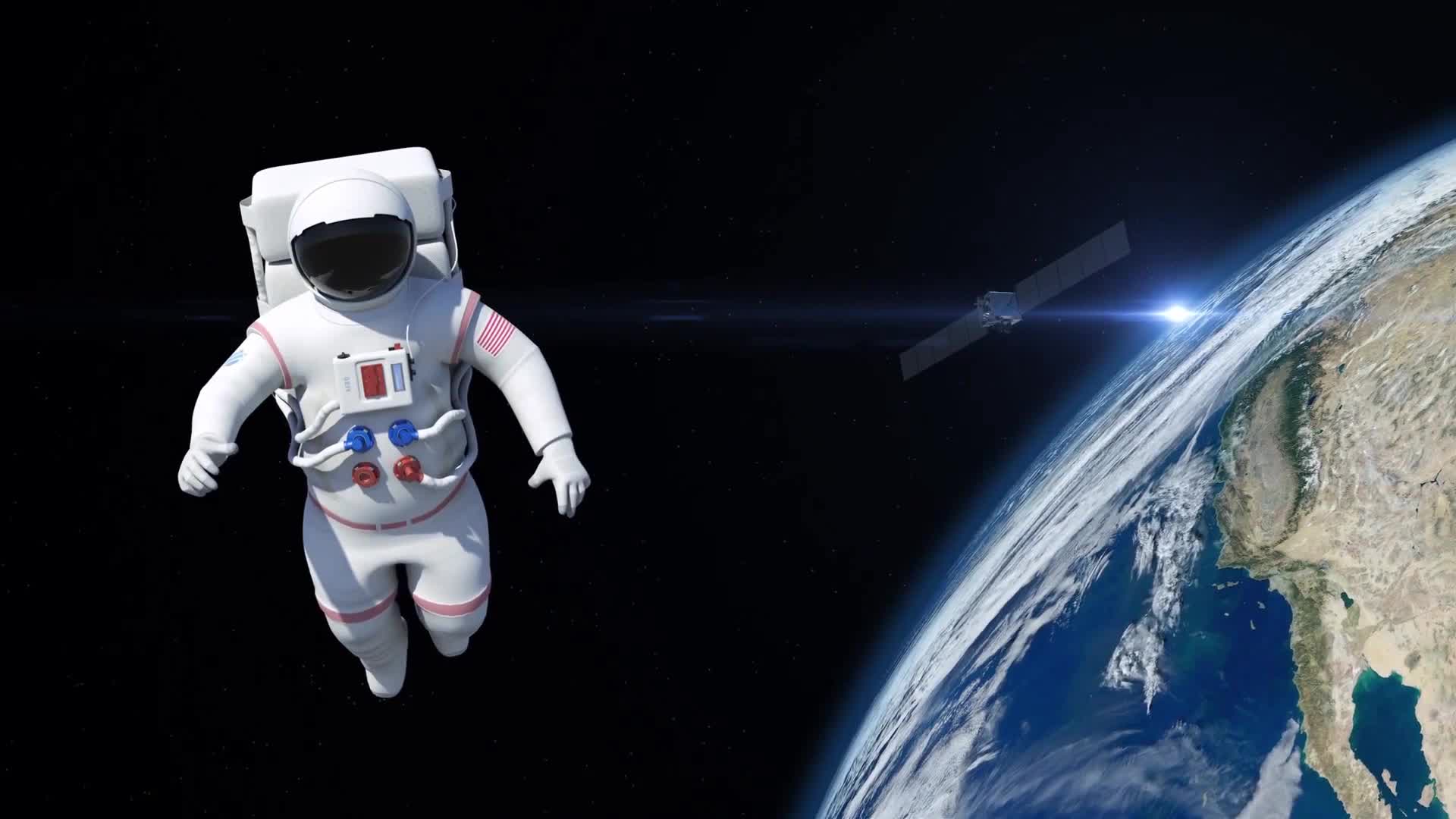 Astronaut 006 Lively Wallpaper