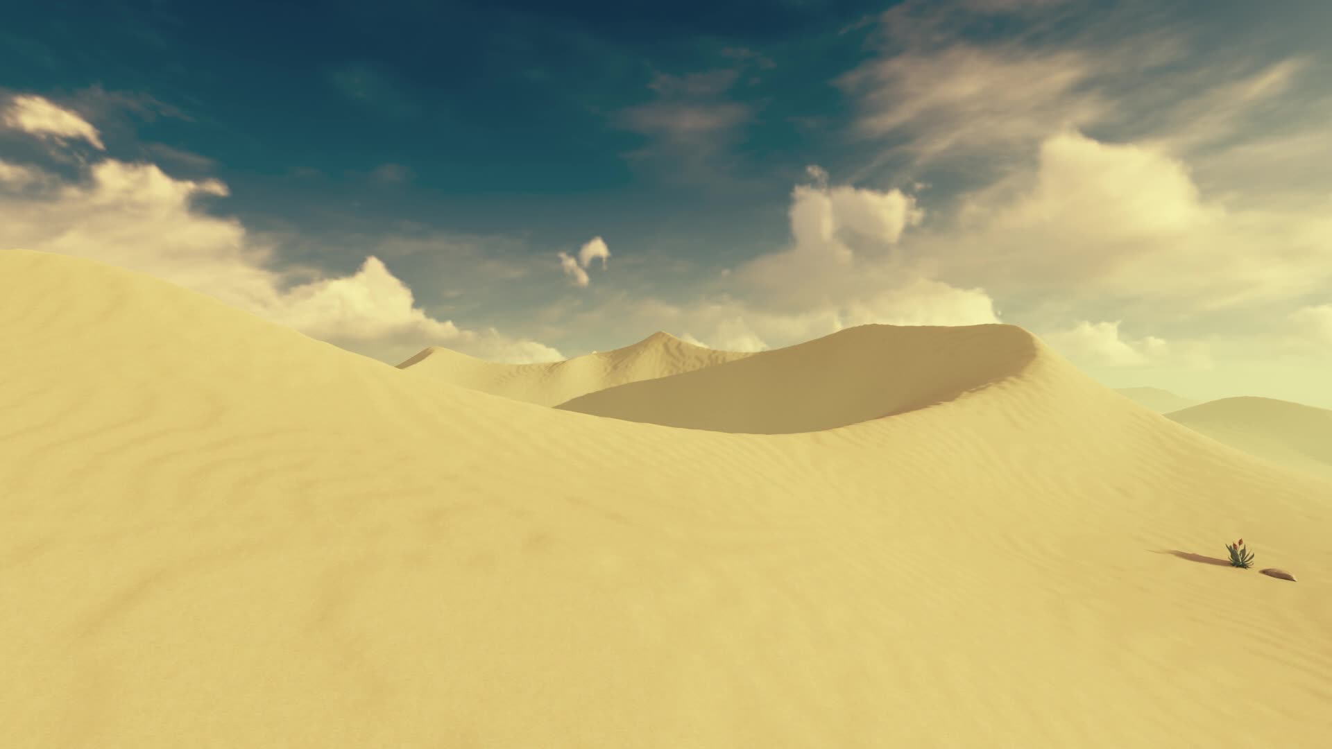Desert 001 Lively Wallpaper