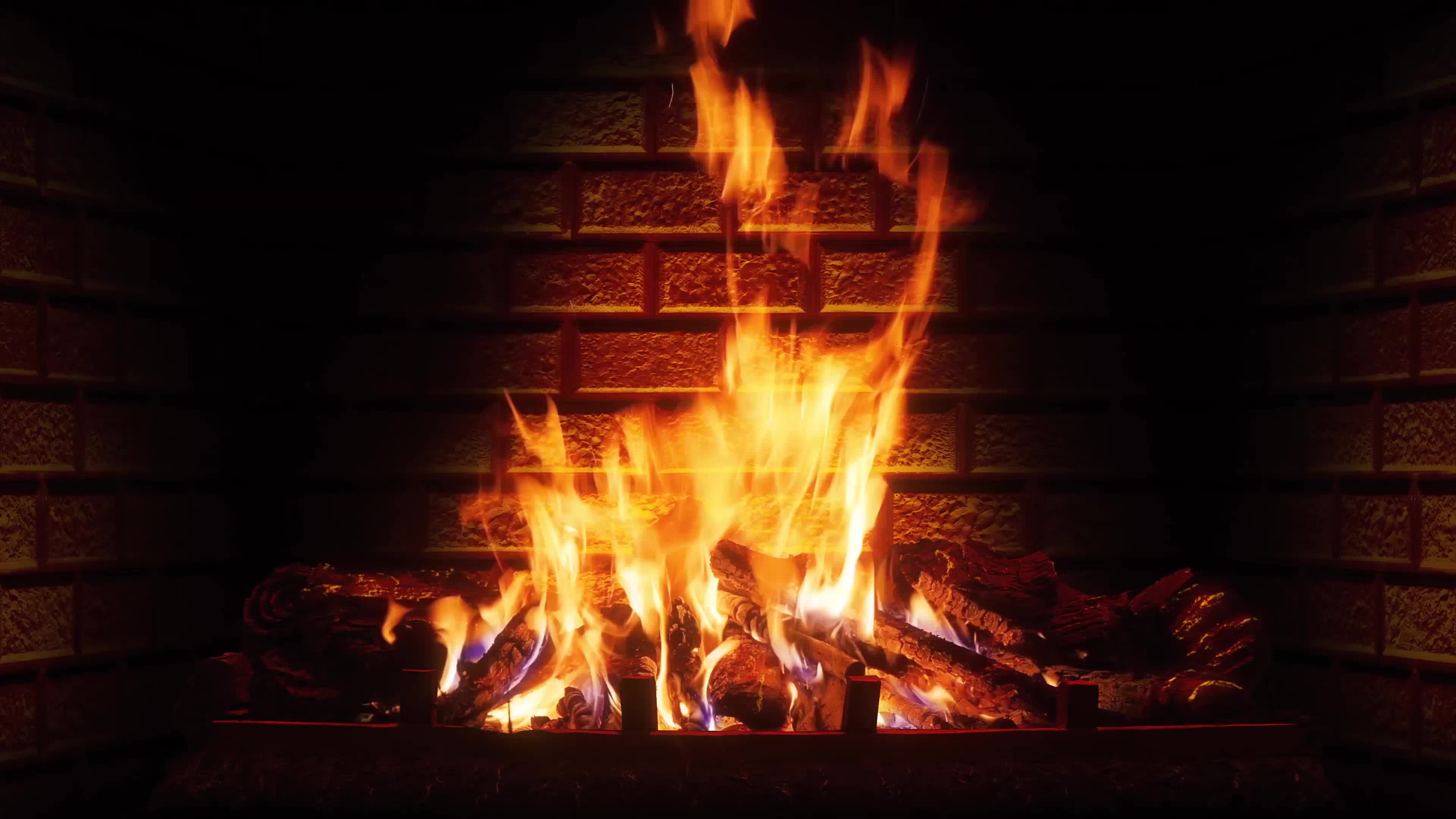 Fireplace 001 Lively Wallpaper