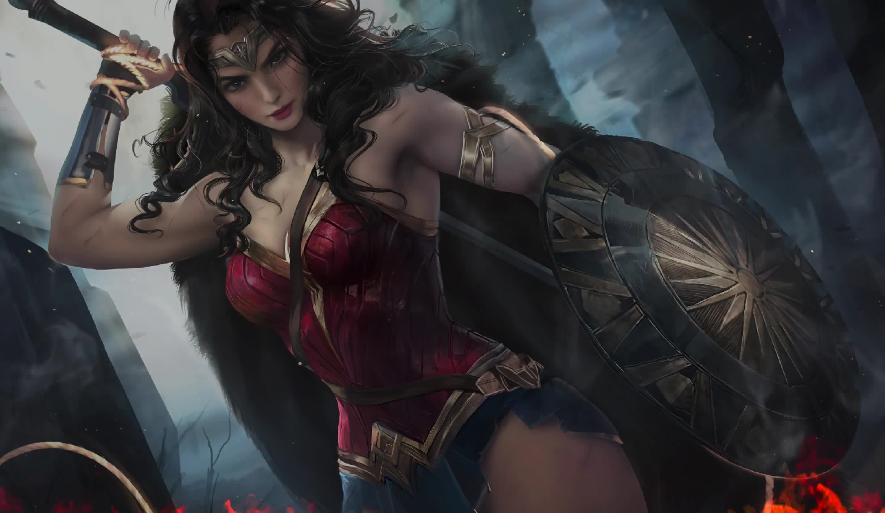 Wonder Woman Lively Wallpaper