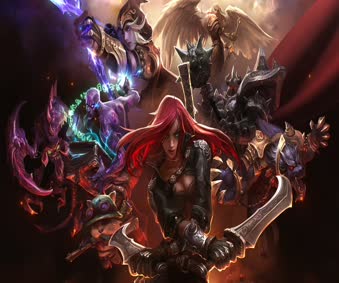 League of Legnds Fan Login Screen Live Wallpaper