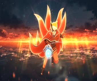 Uzumaki Naruto Baryon Mode Live Wallpaper