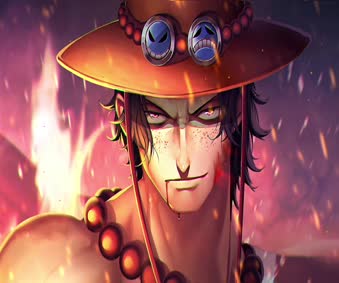 Anime Portgas D Ace One Piece Animated