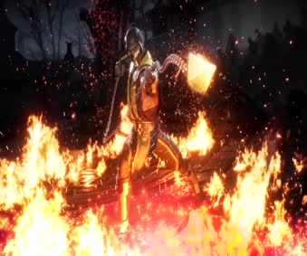 Scorpion Mortal Kombat 4k Live Wallpaper