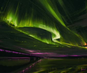 RGB Aurora Borealis Live Wallpaper