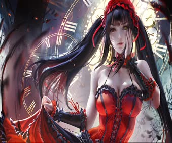 Kurumi Date A Live Animated Wallpaper