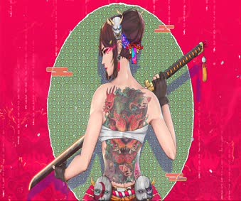 The Oni Slayer Samurai Live Wallpaper