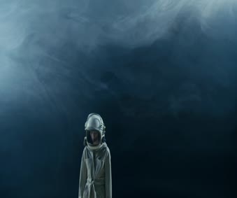 Conceptual Video Of A Woman In Outer Space Live Wallpaper