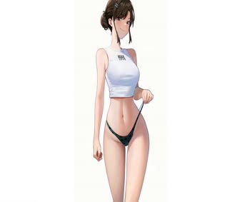 Swaying Girl Live Anime Wallpaper