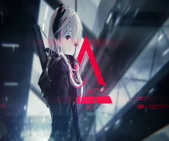 Arctic Anime Girl Live Wallpaper