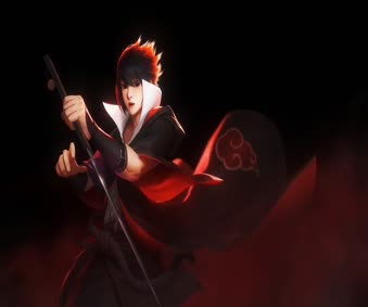 2K Sasuke Uchiha Mangekyo Sharingan Live Wallpaper