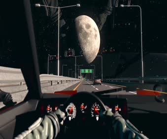 Space Drive Live Wallpaper
