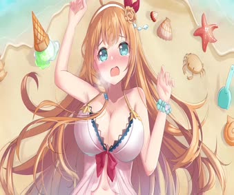 Beach Girl Live Wallpaper
