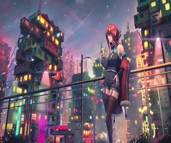 City Girl Live Wallpaper