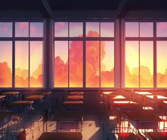 Evening Classroom Live Wallpaper