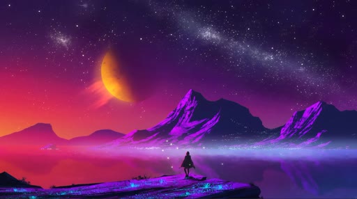 Retro Night Live Wallpaper